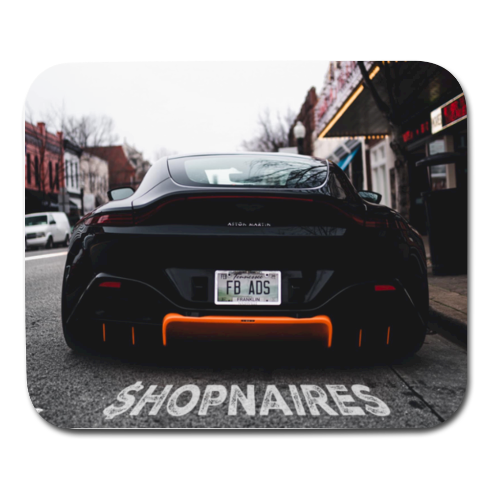 Official $hopnaires Mouse Pad - white