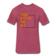 THINK OUTSIDE THE BOX - heather burgundy