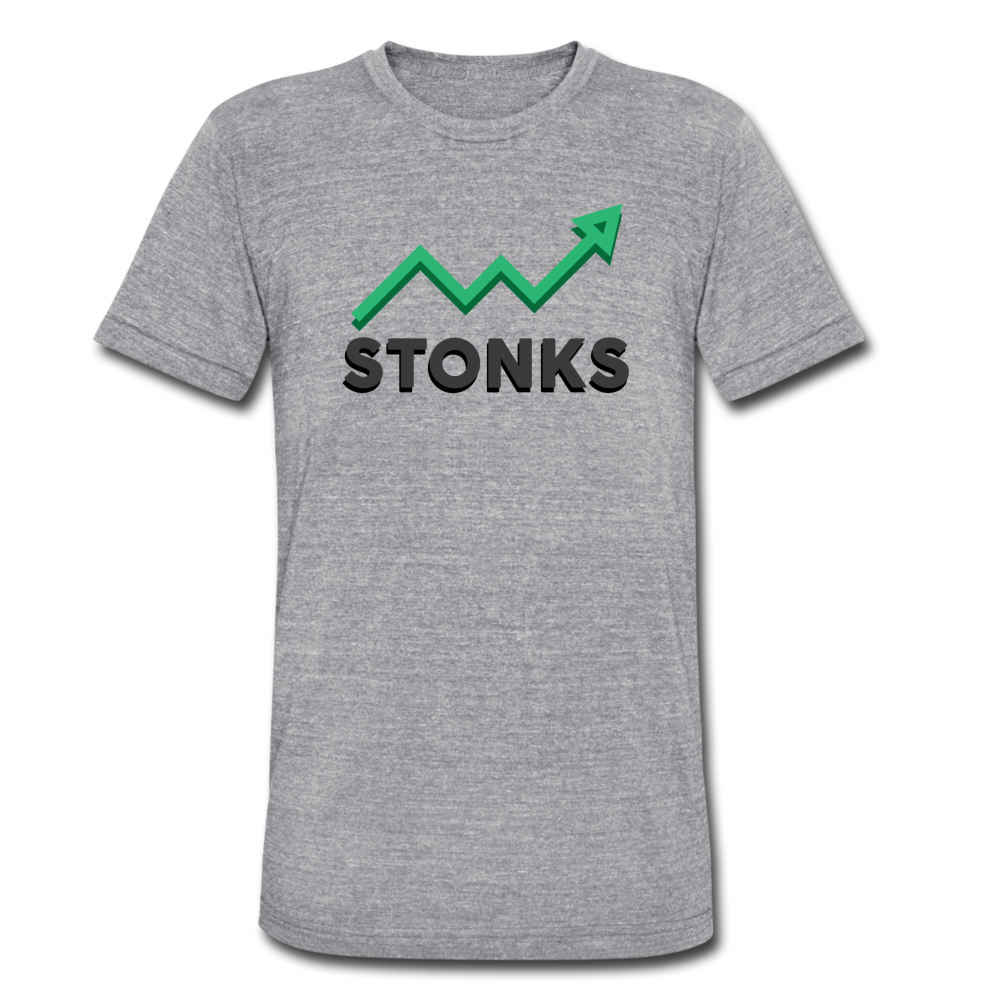STONKS BLACK INK - heather gray