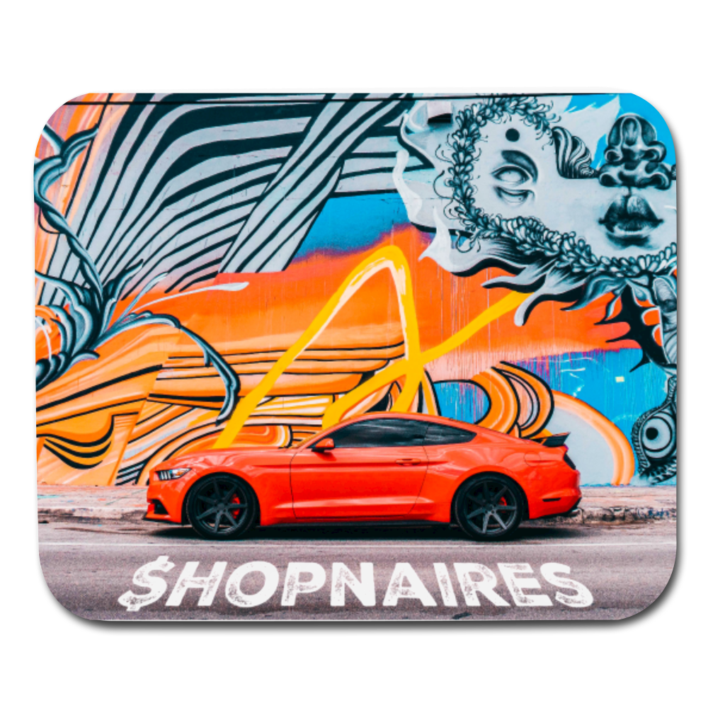 Official $hopnaires Mouse Pad 2 - white