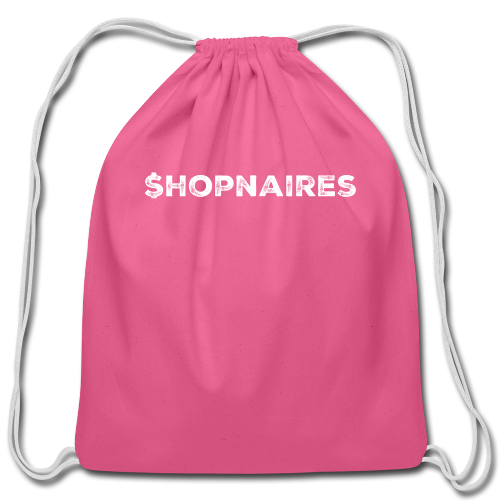 $hopnaires Cotton Drawstring Bag - pink