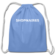 $hopnaires Cotton Drawstring Bag - carolina blue