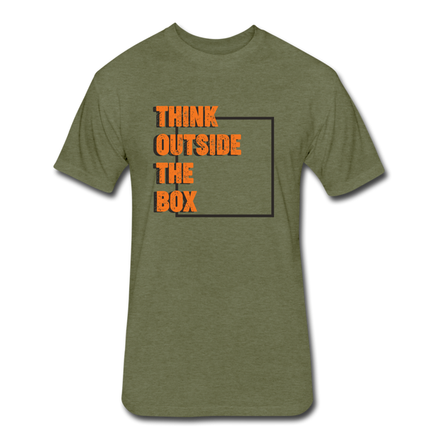 THINK OUTSIDE THE BOX - heather military green
